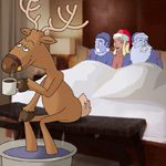 Cheerful sex with guests